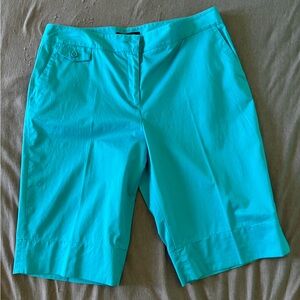 Talbots Turquoise Bermuda Shorts